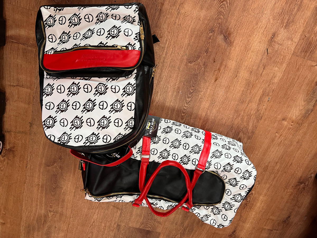 Matching backpack and online duffel bag